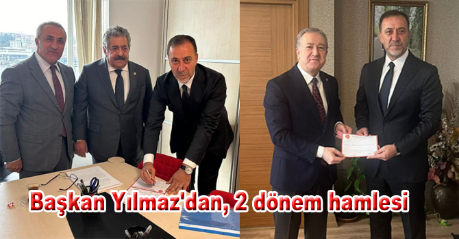 Başkan Yılmaz'dan, 2 dönem hamlesi